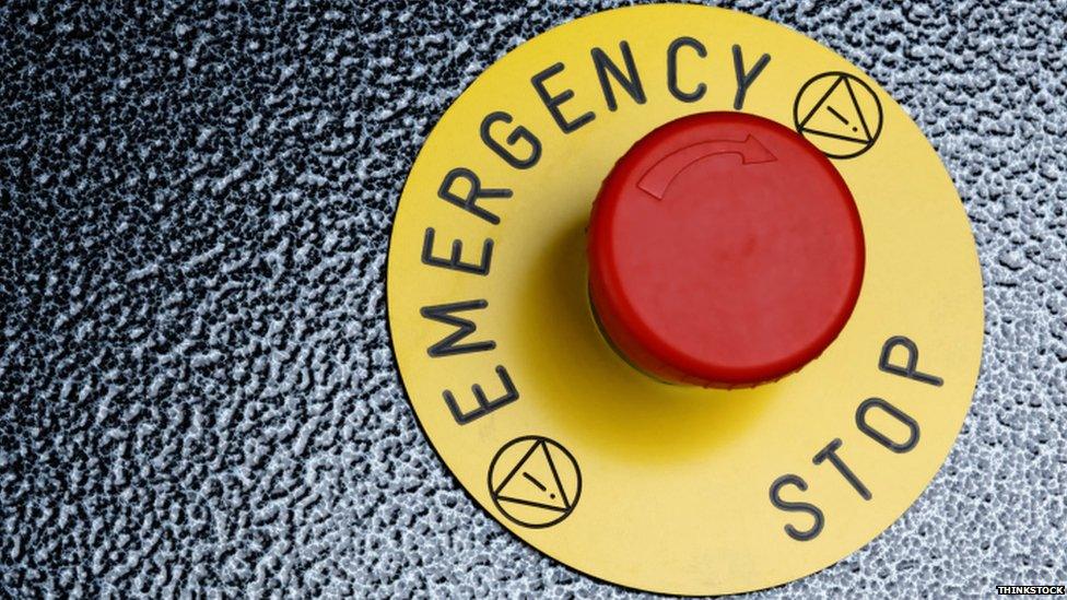 Emergency stop button