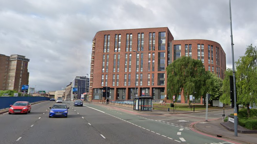 Aston Expressway junction with Bagot Street