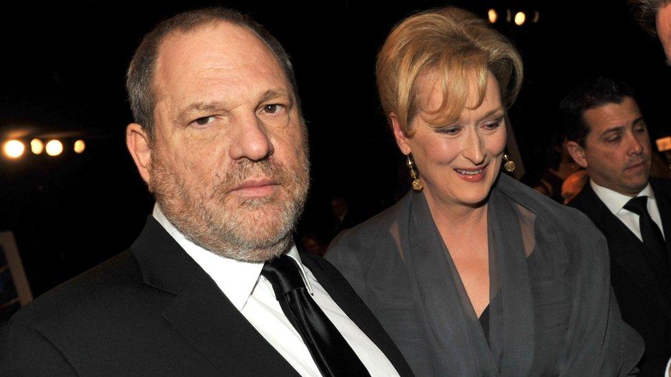 Meryl Streep and Harvey Weinstein