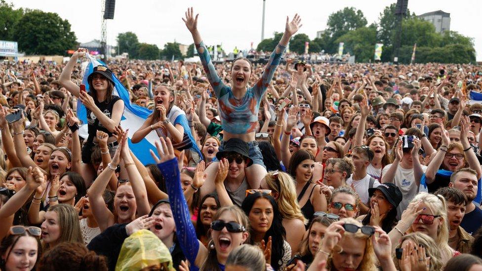 Fan at TRNSMT