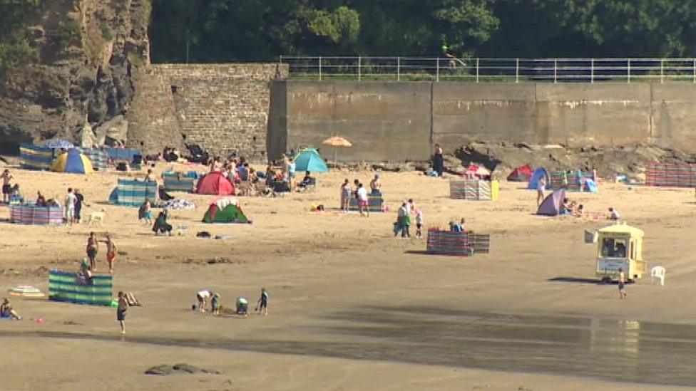 Saundersfoot beach