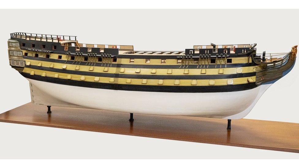 HMS Victory scale model