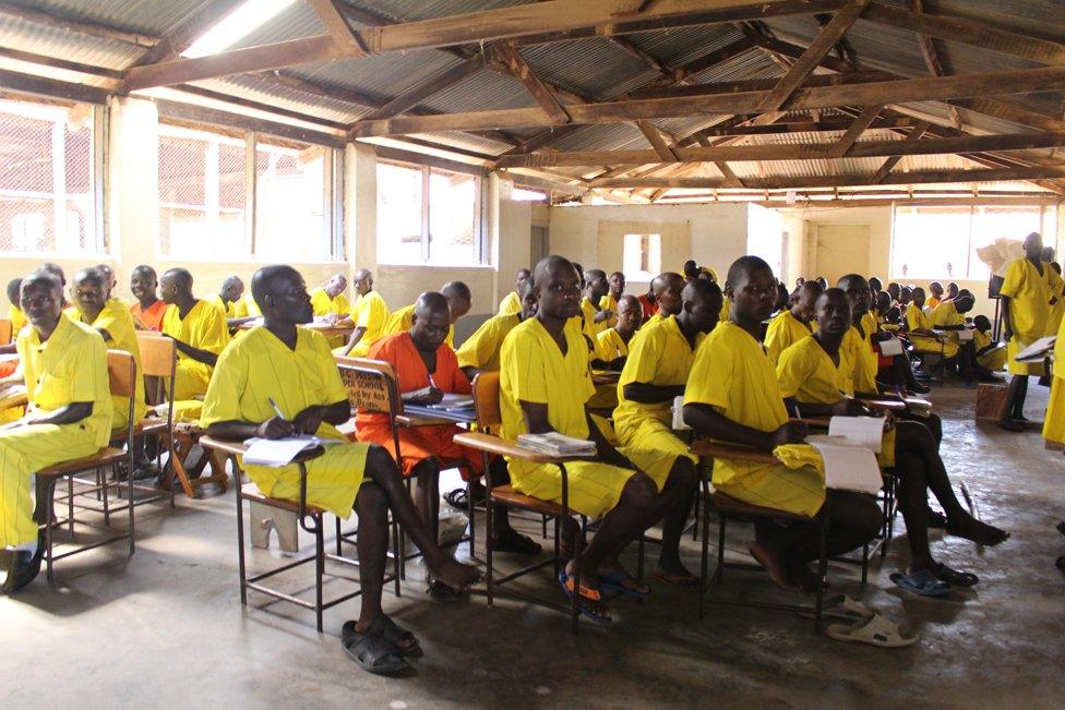 Prisoners studying in Luzira