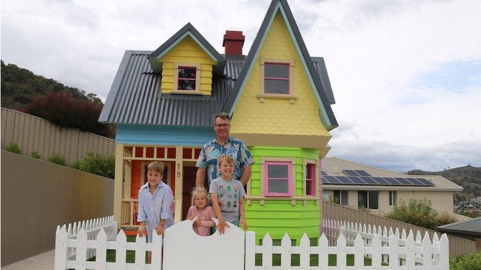 homemade house from UP