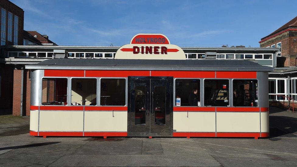 The diner at Holyrood Secondary School