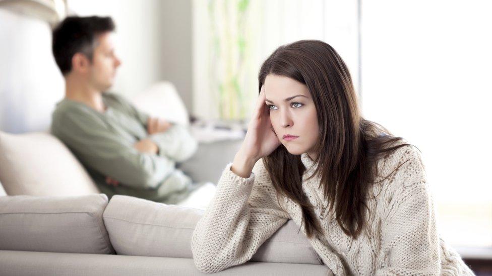 Couple having an argument