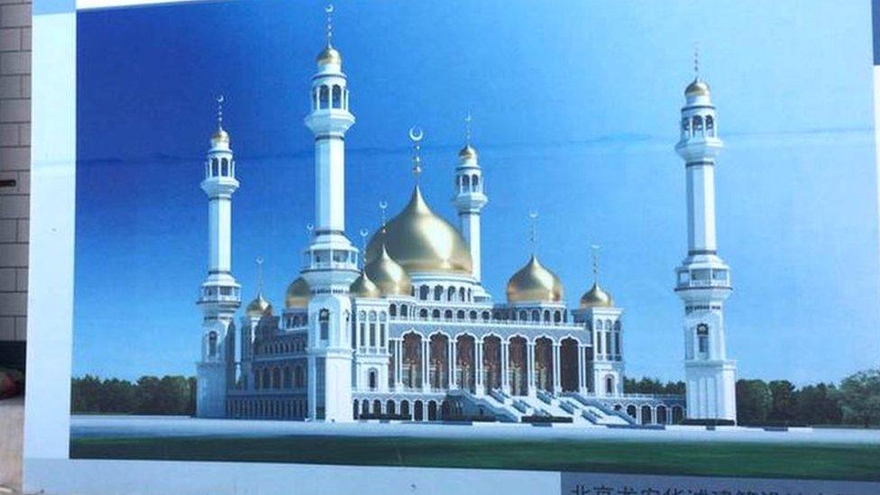 Picture of the new mosque