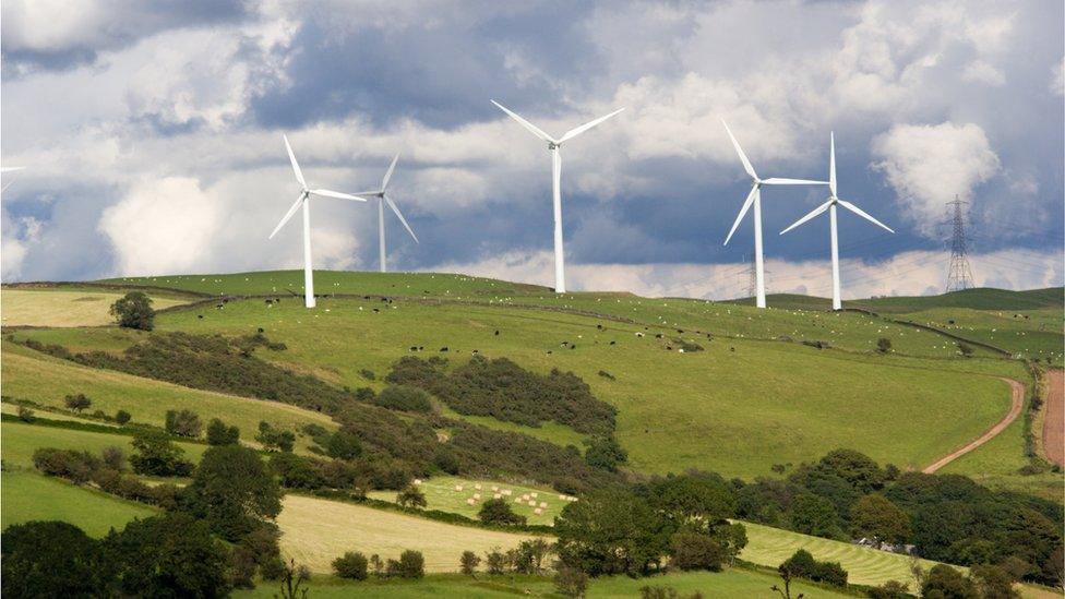 wind farm in wales