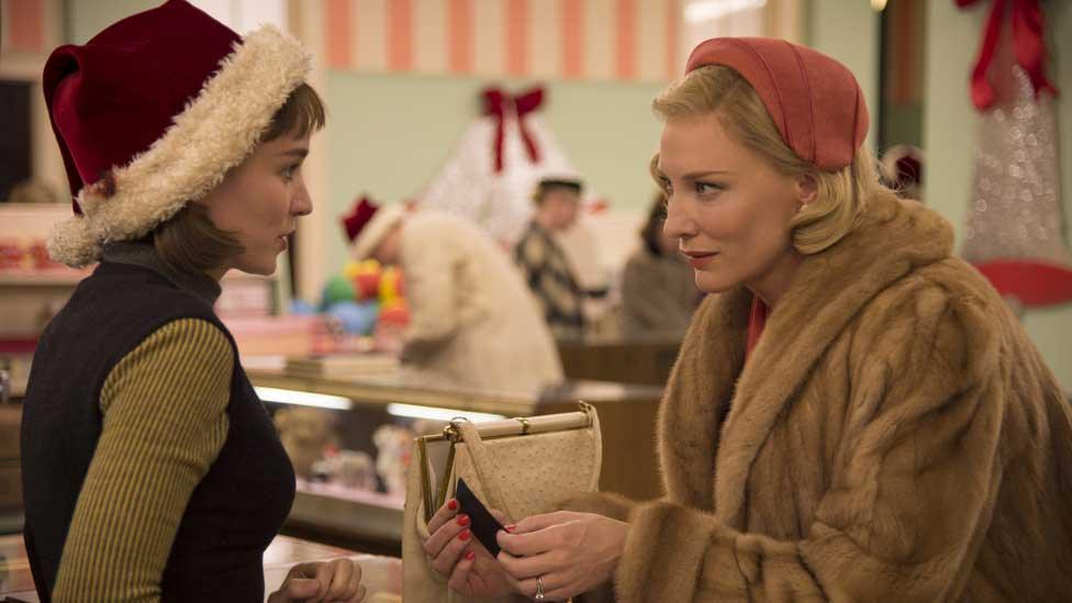 Rooney Mara and Cate Blanchett in Carol