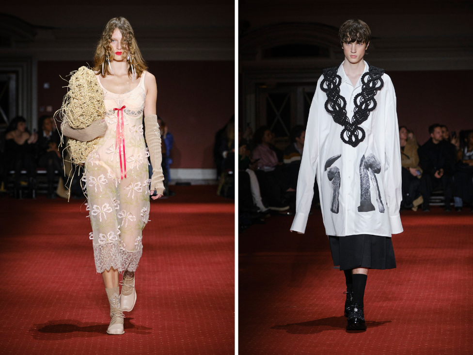 Simone Rocha AW23 models