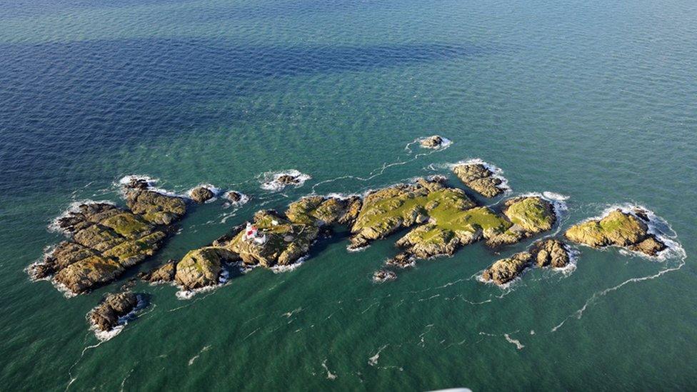 Skerries islet off Anglesey is home to a lighthouse, historic buildings and fragile archaeological earthworks