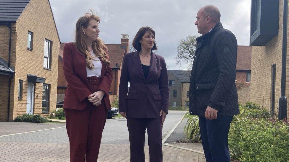 Angela Rayner with Rachel Reeves