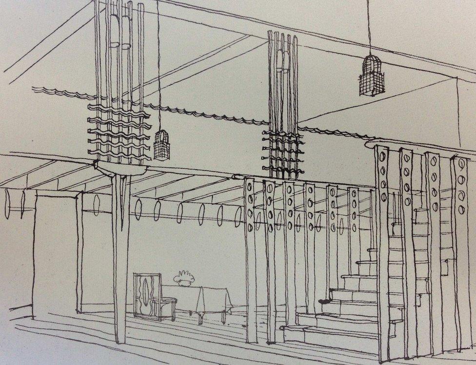 oak room drawing