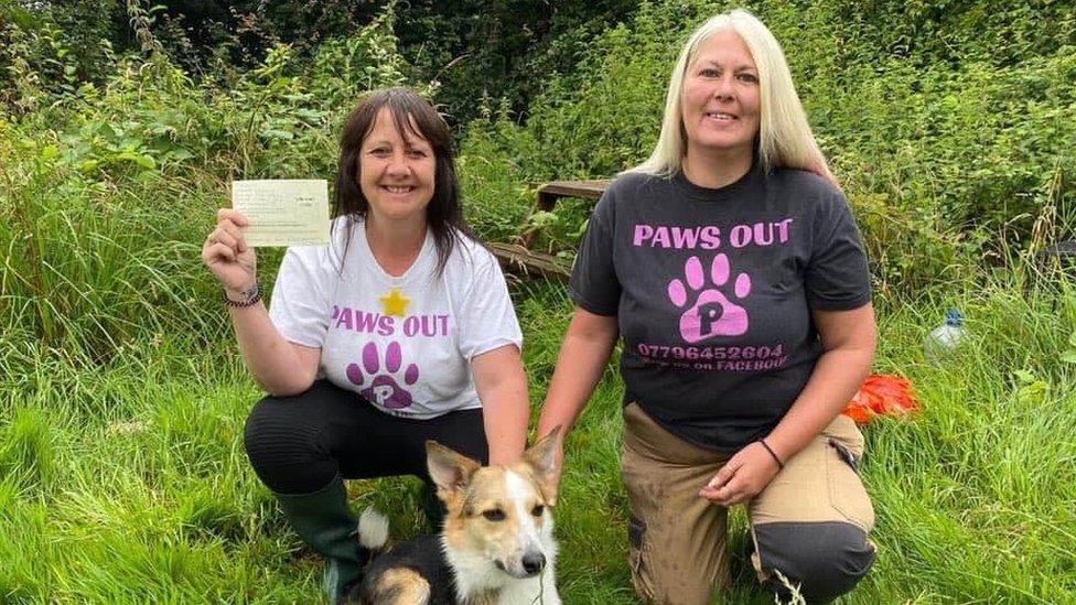 Kirstie Blackett and Tina Sandford, of Paws Out Dog Walking