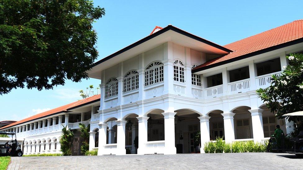 Picture of the Capella hotel in Sentosa island resorts