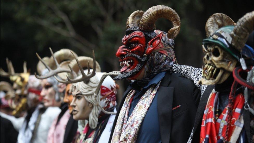 Indigenous people participate in the International Day of Indigenous Peoples in Mexico City, Mexico, 09 August 2022.