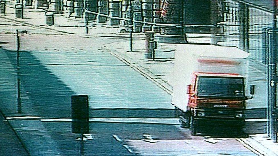 lorry on CCTV