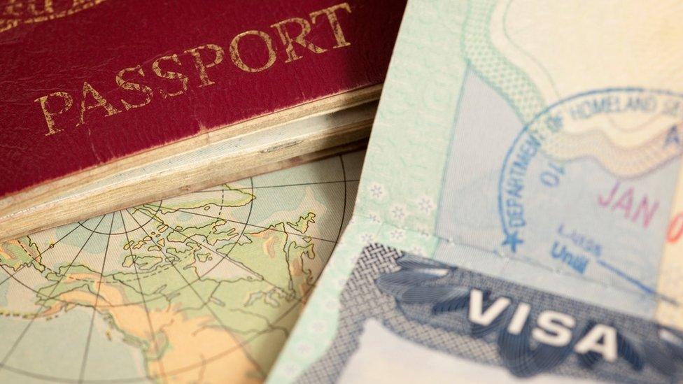 Passport and visa