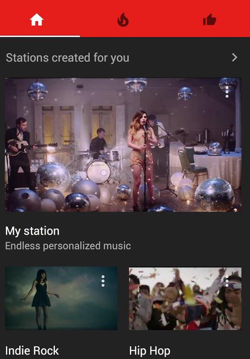 YouTube Music screenshot