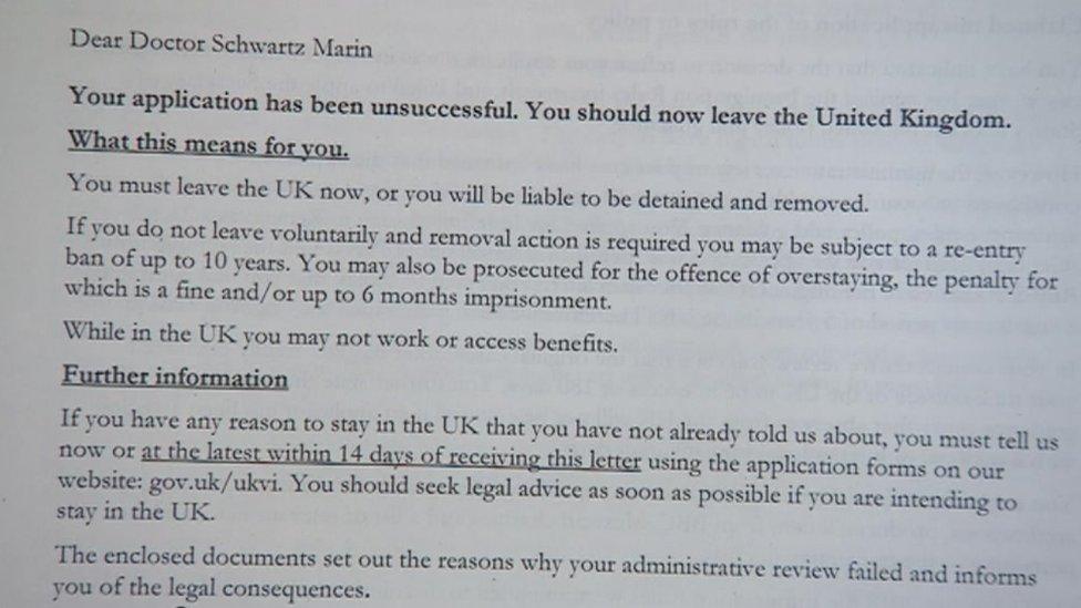 Home Office letter