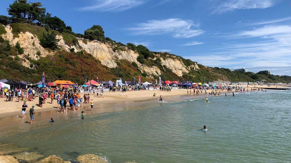 Branksome Chine beach