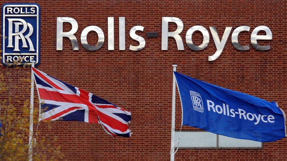 Rolls-Royce sign in Derby