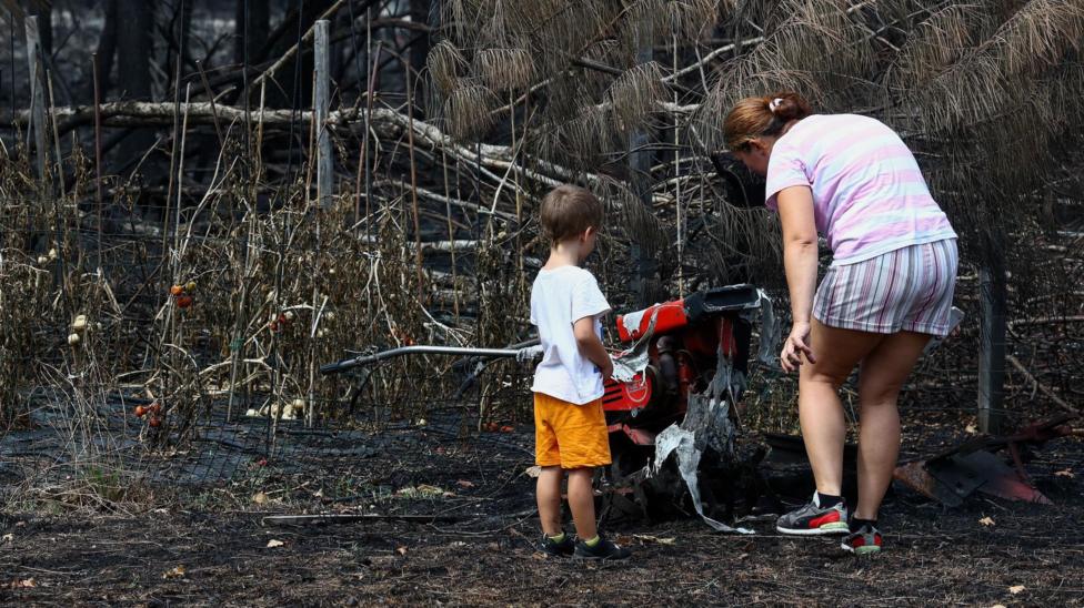 France wildfires reveal hundreds of WW2 shells in village