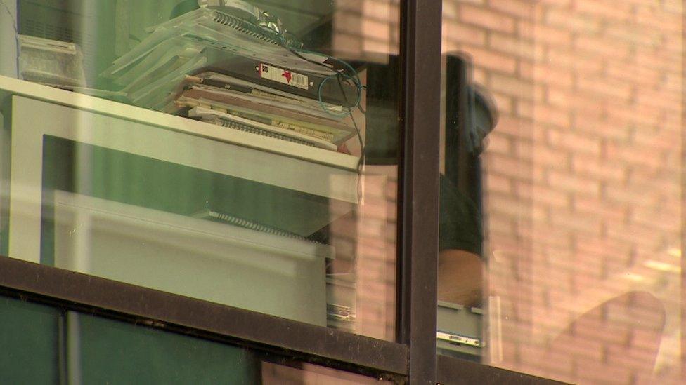 Files and folders inside the offices of Below The Radar