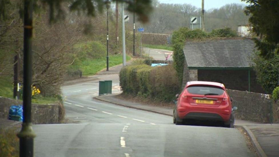 Road through Peterston-super-Ely