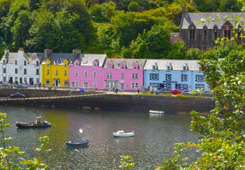 Portree colourful houses