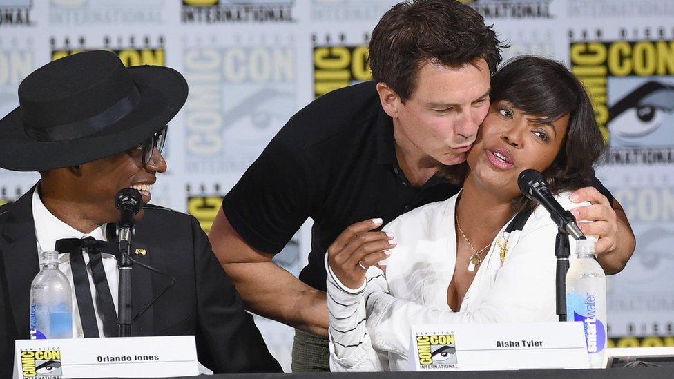 Orlando Jones, John Barrowman and Aisha Tyler