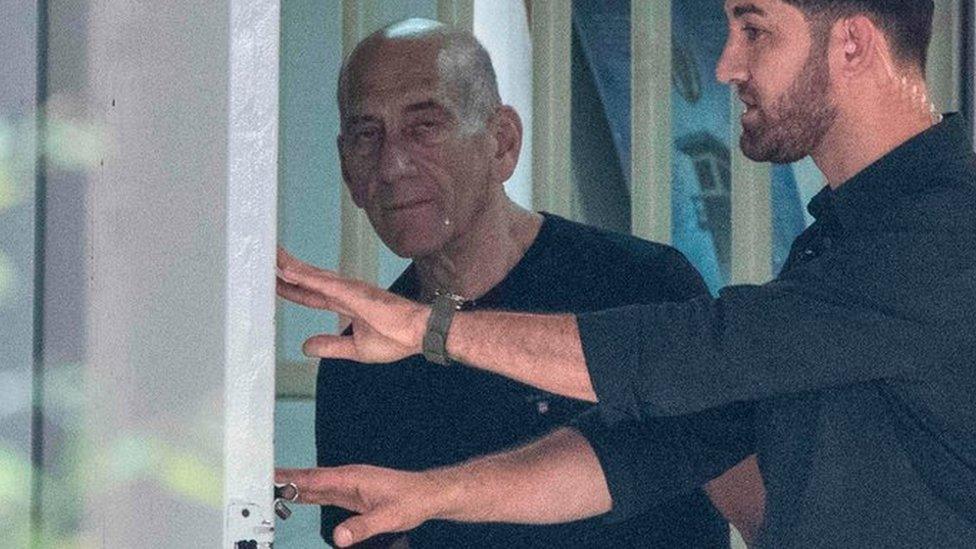 Olmert released