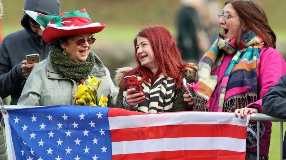 Fans at Cardiff Castle