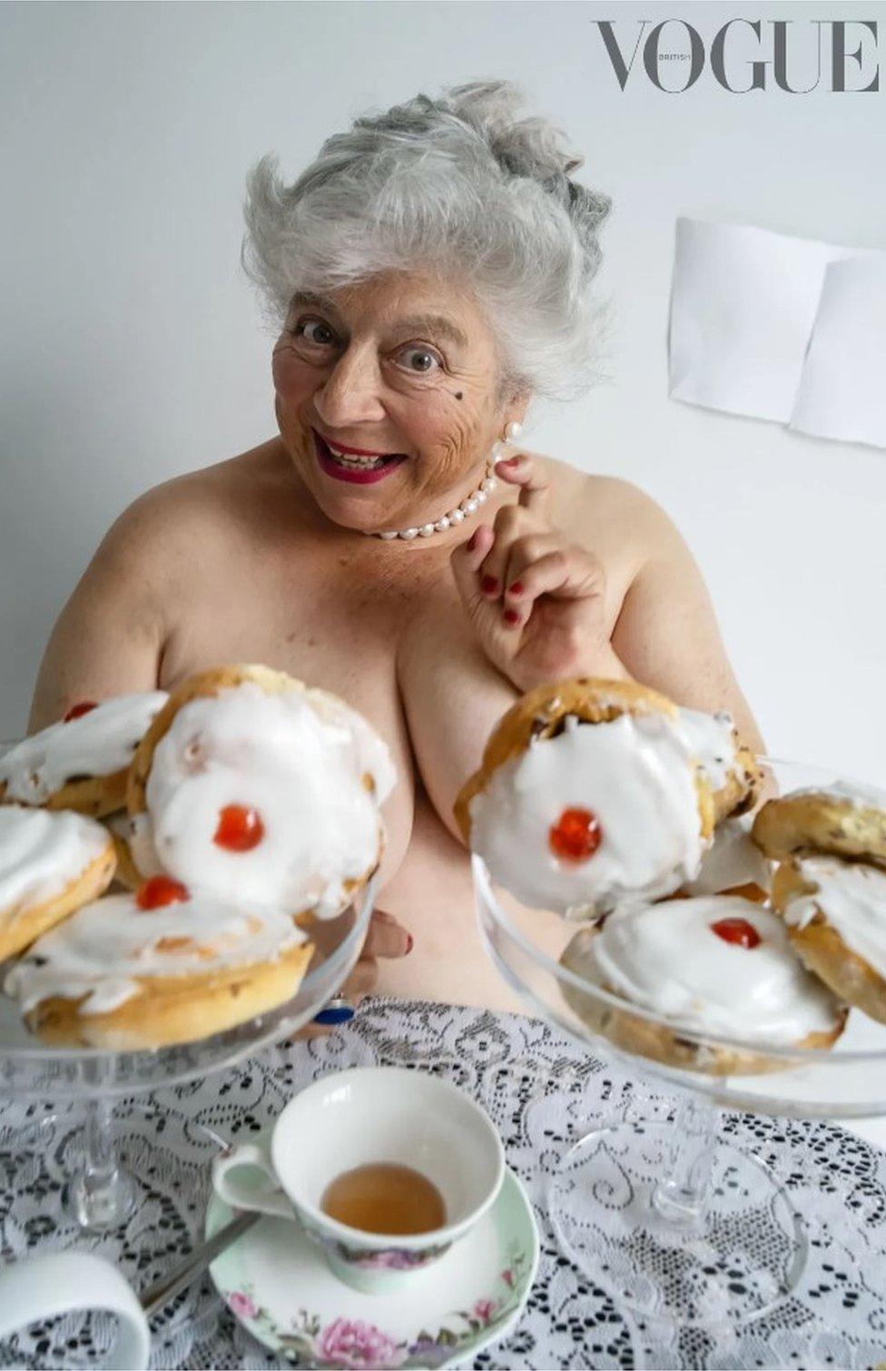 Miriam Margolyes in Vogue