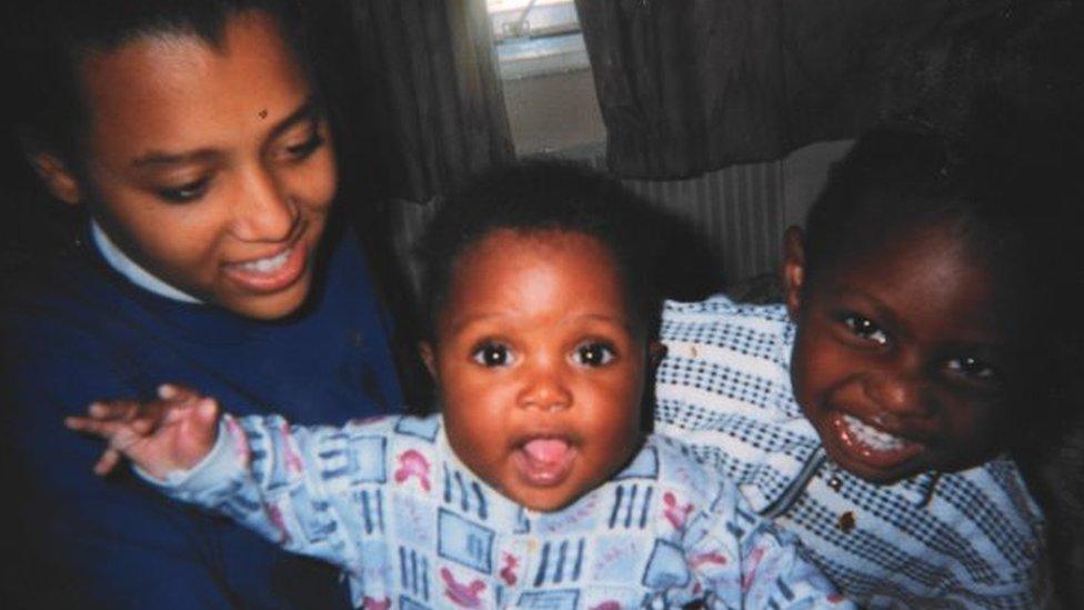 Dionne, Joy and Earl Morgan