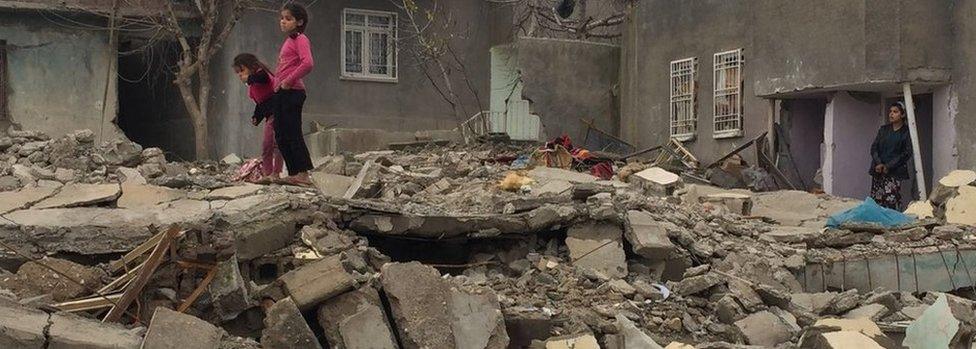 Destruction in Silopi