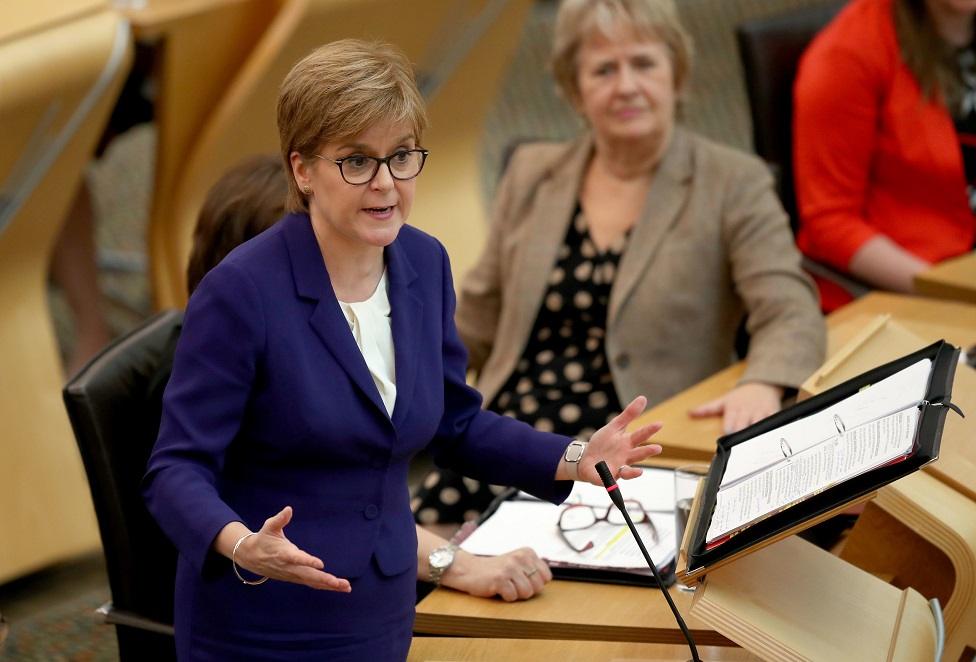 Nicola Sturgeon at FMQs