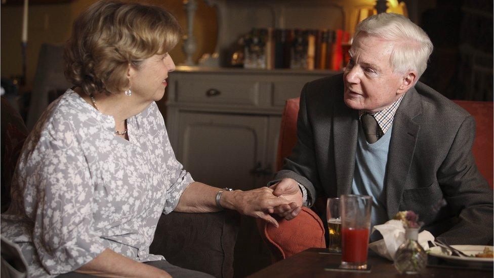 Anne Reid and Derek Jacobi in Last Tango in Halifax