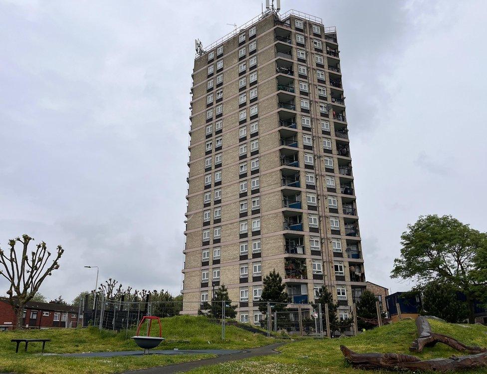 Block of flats on New City Road