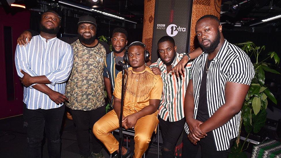 The Compozers in the Live Lounge with Moelogo and Ace