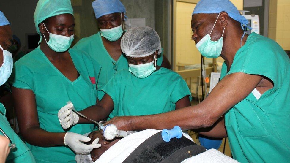 Operating theatre at Oshakati hospital