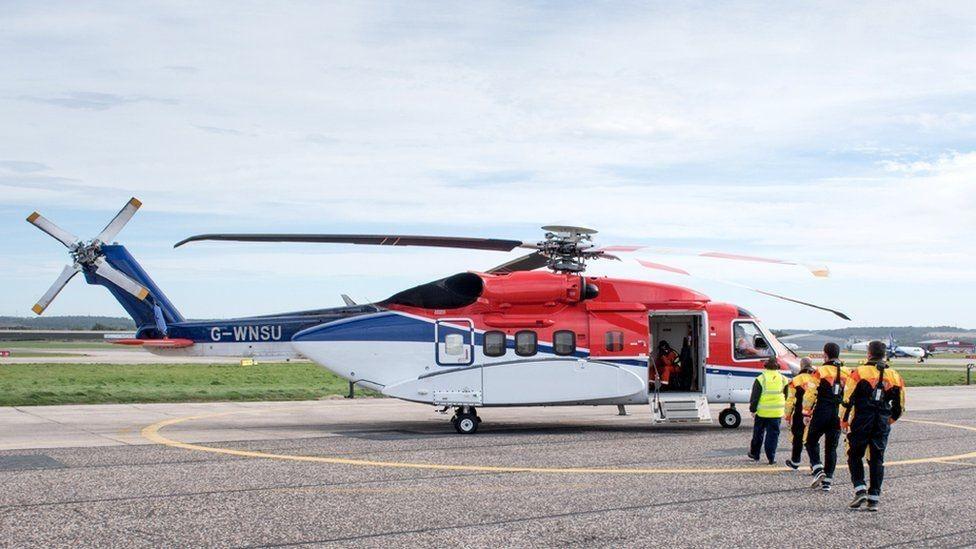 Equinor's UK flights are operated by CHC Helicopters