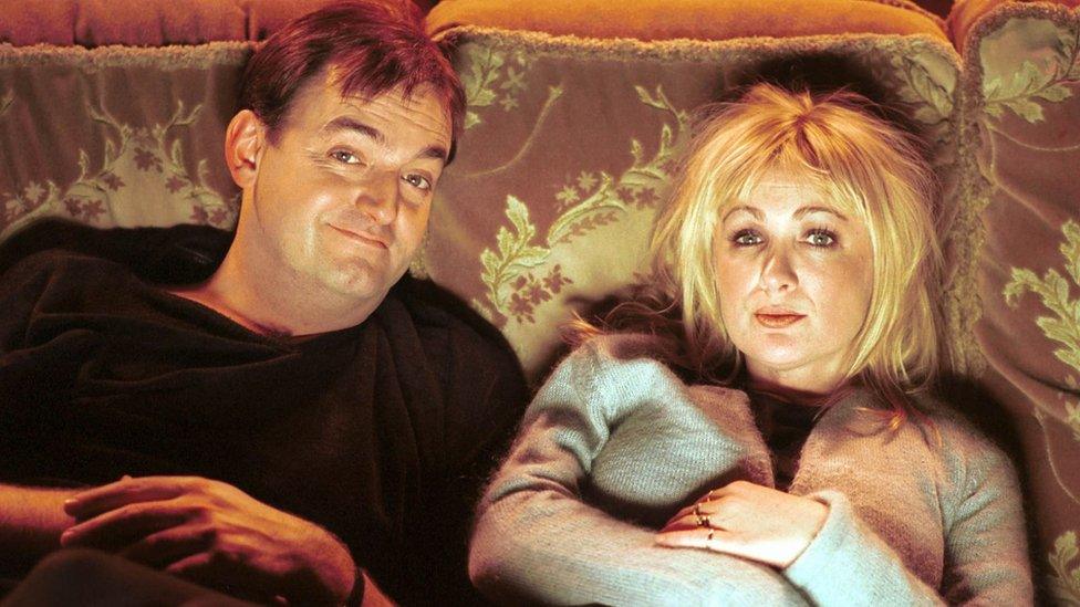 Craig Cash and Caroline Aherne in The Royle Family