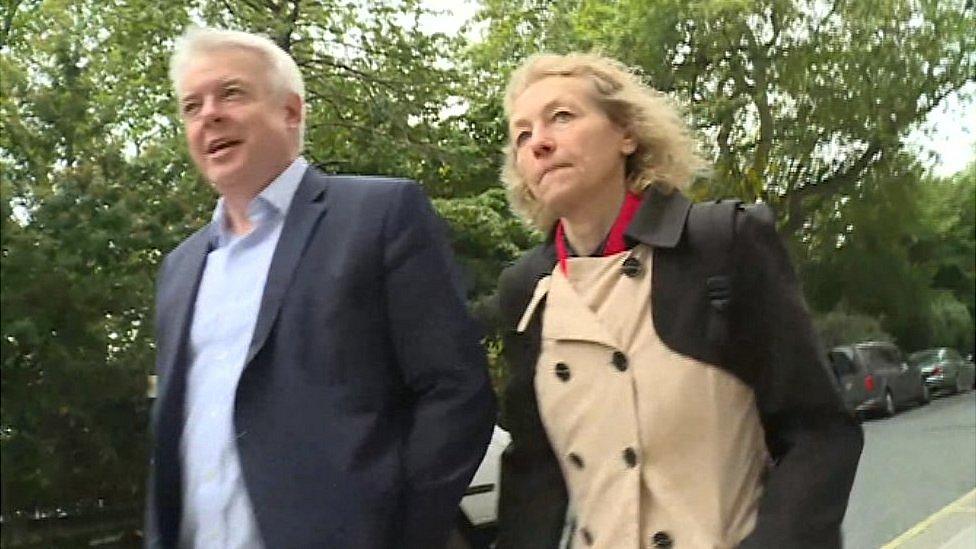 Carwyn Jones and Christina Rees