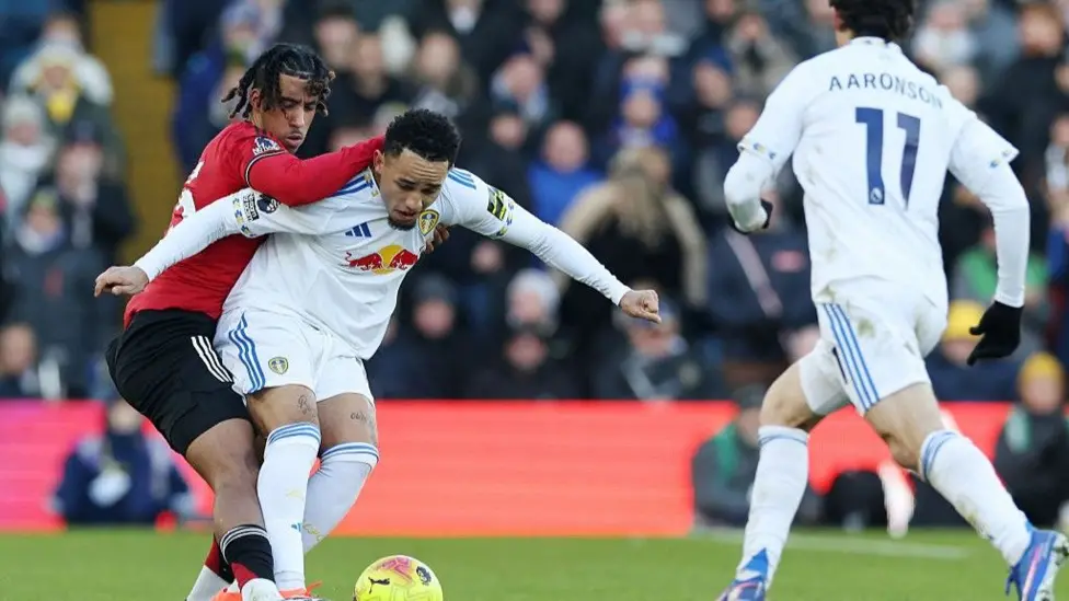 La mala racha del Manchester United continuó en Elland Road, pero el entrenador Ruben Amorim tuvo que agradecerle a Matheus Cunha que su equipo no sufriera aún más daño contra Leeds.