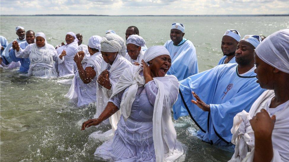 Baptism at Southend-on-Sea