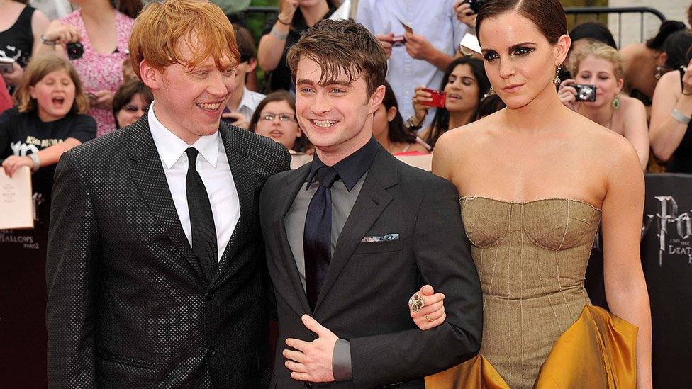 Rupert Grint, Daniel Radcliffe, Emma Watson