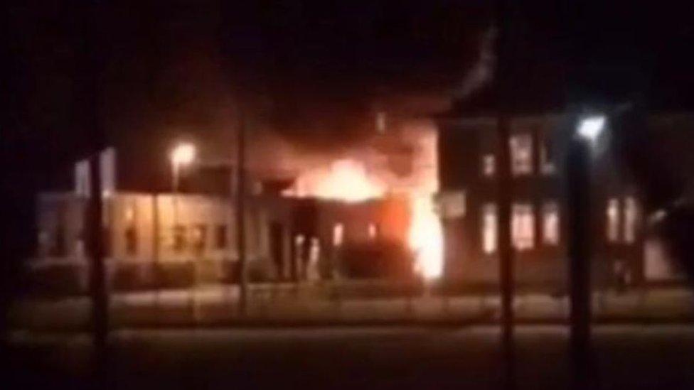 Fire at Newmarket Academy