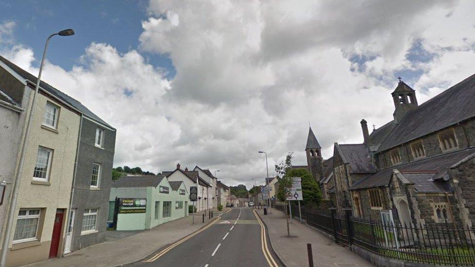 Priory Street in Carmarthen