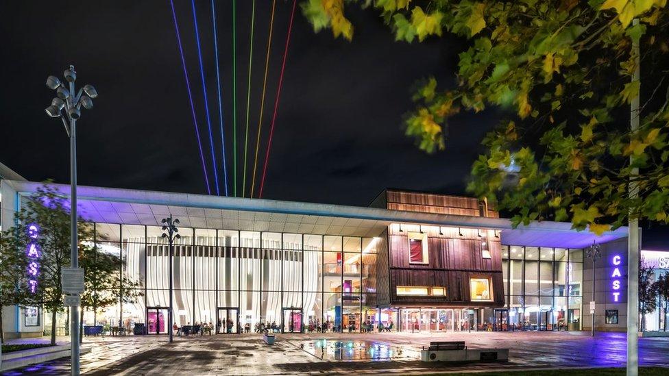 Cast Theatre at night